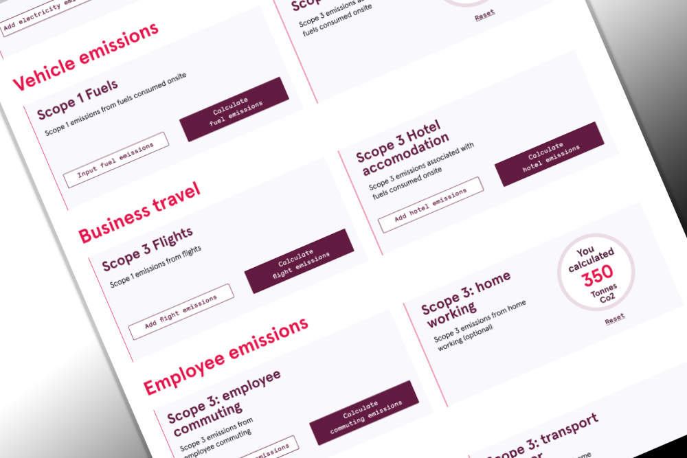 Publisher Body Carbon Tool